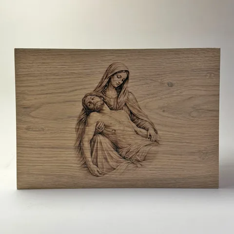 Urna Abbraccio - Cristo e Madonna
